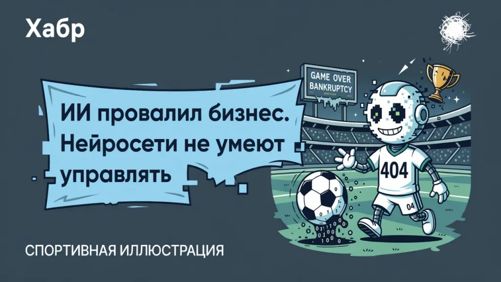 ИИ провалил бизнес. Нейросети не умеют управлять